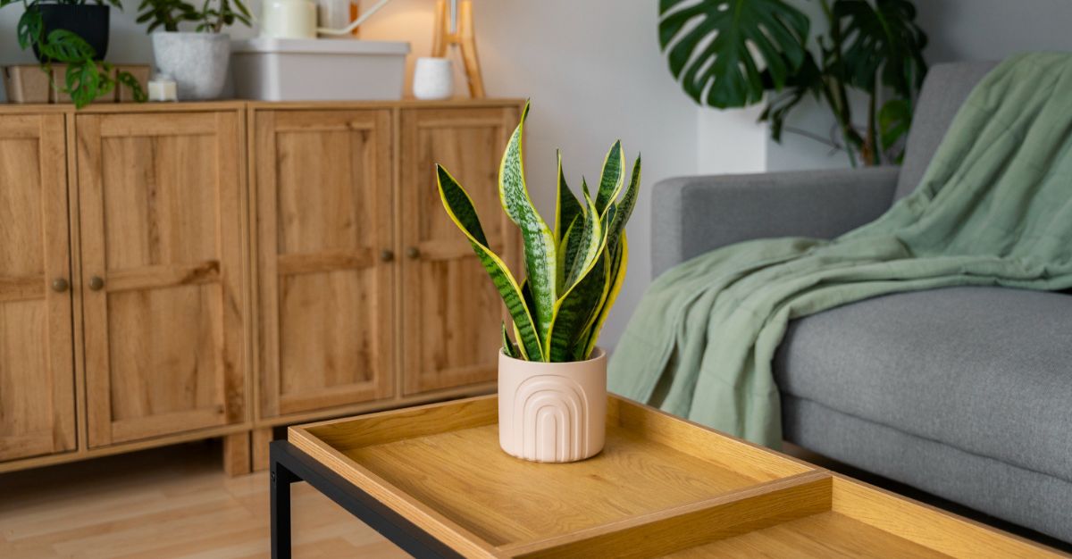 decoración con plantas